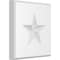 Ekena Millwork Standard Sedgwick Star Rosette With Rounded Edge, 6"W x 6"H x 3/4"P ROSP060X060X075SDG08 - alternate 1